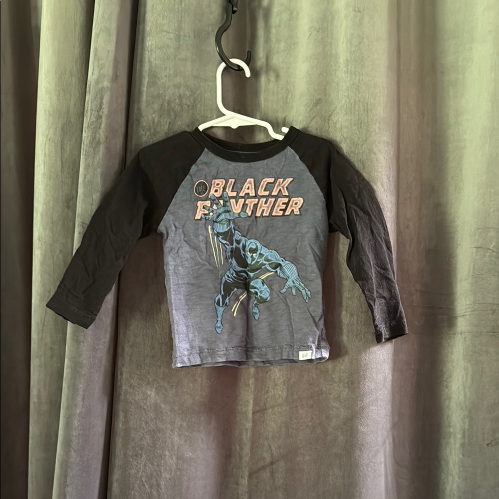 Toddler Marvel Black Panther Long Sleeve Tee